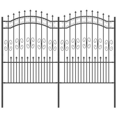 Recinzione da giardino Grigio 190 cm - Foto 1