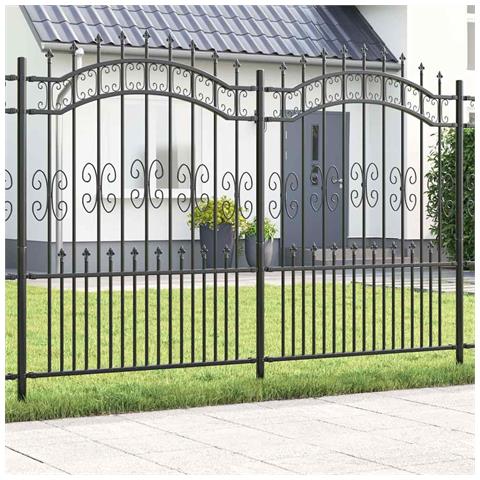 Recinzione da giardino Grigio 190 cm - Foto 2