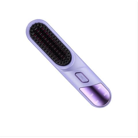 Spazzola Lisciante Portatile Senza Fili Con Tecnologia Ionica Purple - Foto 2