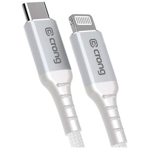 Cavo Usb-c A Lightning Mfi Ricarica Rapida 150cm Modello Armor Link, Bianco - Foto 2