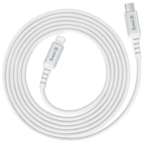 Cavo Usb-c A Lightning Mfi Ricarica Rapida 150cm Modello Armor Link, Bianco - Foto 1