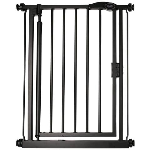 Bettacare Cancelletto Per Animali Con Chiusura Automatica, 61cm - 68,5cm, Nero Opaco, Extra Stretto - Foto 1