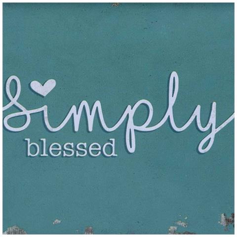 Cestino In Metallo Blu 19,5x11,5x9 B16,5x8,5 - Foto 6