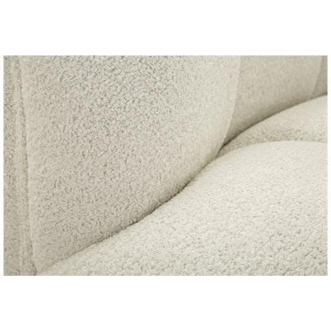 Divanetto Ball In Compensato E Tessuto Bianco 145x80x69 Cm, Seduta H 40 Cm - Foto 8