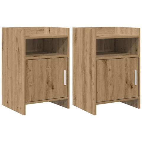 Comodini 2 pcs Rovere Artigianale 40 x 36 x 60 cm - Foto 1