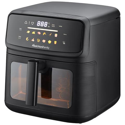 MARTINA 10L Singolo Indipendente 2100 W Friggitrice ad aria calda Nero - Foto 1