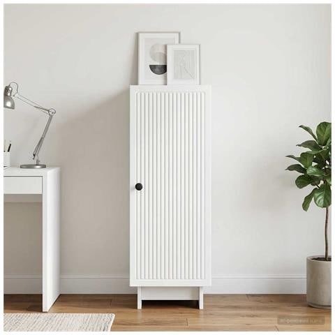 Credenza Bianco 33 x 34,5 x 90 cm Legno ingegnerizzato - Foto 2