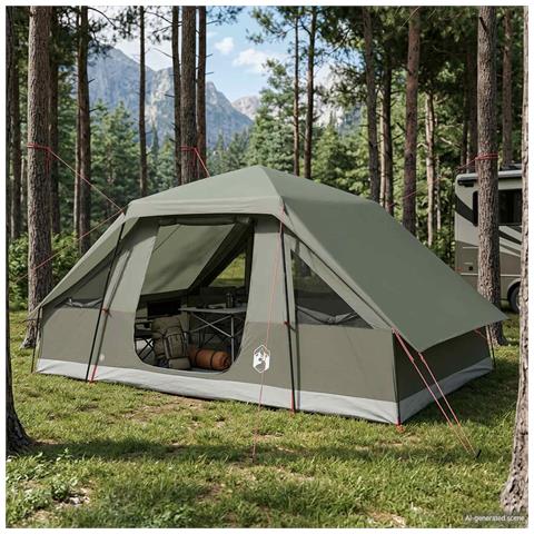Tenda familiare con telo da pioggia resistente all'acqua - Foto 2