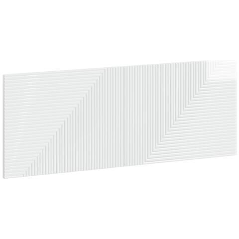 Testiera da Muro HAARLEM Bianco Lucido Legno ingegnerizzato - Foto 1