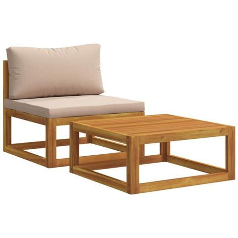 2 pz Set divano componibile con cuscini - Foto 1