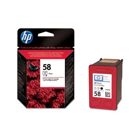 Cartuccia Ink Originale 58 a Colori Deskjet F370 / F375 / F380 / F390 Deskjet 450ci Capacità 390 Pagine - Foto 1