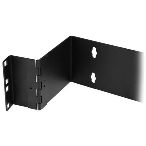 Staffa montaggio a parete con cerniera 2U 48 cm quadri per prese - Foto 5