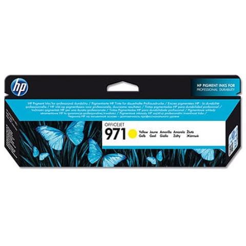 CN624aE Cartuccia Ink Originale 971 Gialla per HP Officejet Pro X451dw X551dw Capacità 2500 Pagine - Foto 2