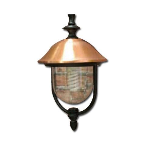 Lampada per esterno a catena in alluminio e rame 25x45 cm - Foto 2