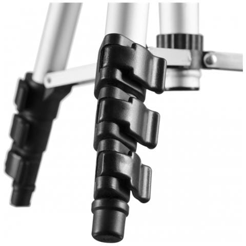 Treppiede per Fotocamere con Testa a 3 Movimenti Altezza Max 106 cm Grigio 17996-EU - Foto 2