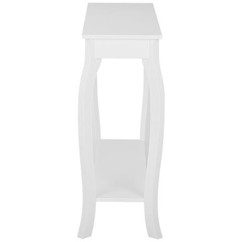 Tavolino Consolle In Mdf Verniciato Bianco Hartford - Foto 23