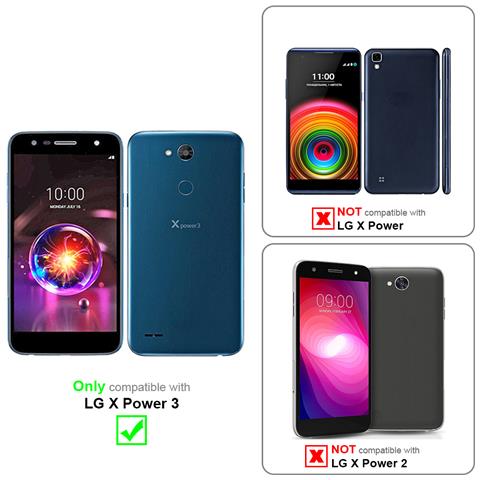 Custodia Compatibile Con Lg X Power 3 In Rosso Mela - Coperchio Protettivo In Design Flip Con Chiusura Magnetica - Foto 11