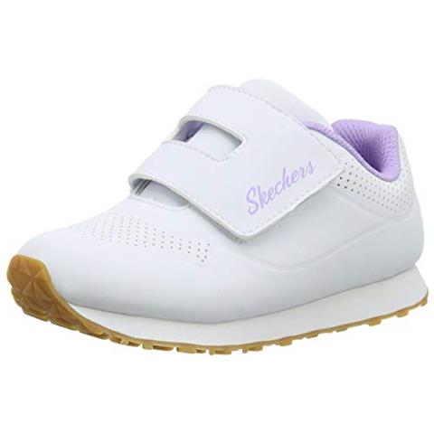 SKECHERS - Retro Si Intrufola, Scarpe Da Ginnastica Bambina, Bianco Pu,  25.5 Ue - ePRICE
