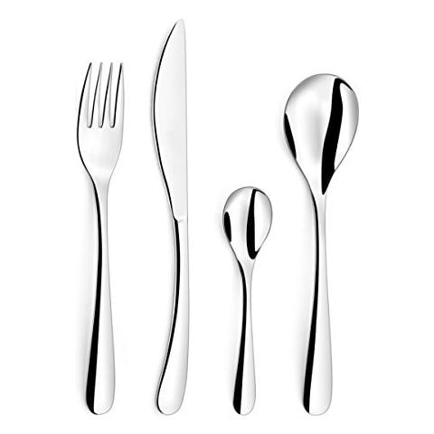 Nymphea Servizio Posate 24 Pezzi, Inox, Pvc - Foto 1