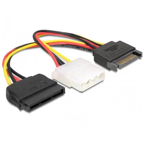 SATA / Molex + SATA, SATA, Maschio / femmina, 0,165m - Foto 1