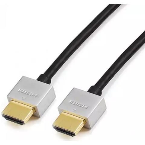 Cavo HDMI Full HD ad Alta Velocità con Ethernet 3m Ultra Slim - Nero - Foto 1