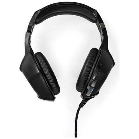 Cuffie Da Gioco Cablate Stereo Usb-a Con Telecomando Integrato, Nero - Foto 2