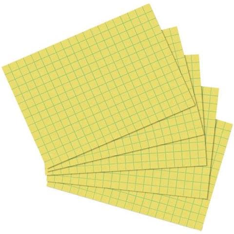 10901445 Scheda Per Indice Giallo 100 Pz - Foto 1