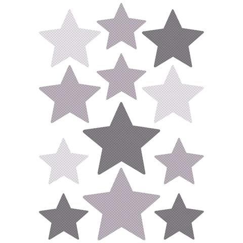 Adesivo Murale Stelle Grigio - Foto 1
