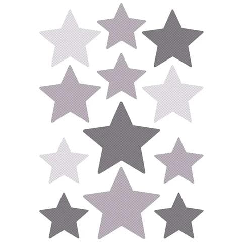 Adesivo Murale Stelle Grigio - Foto 2