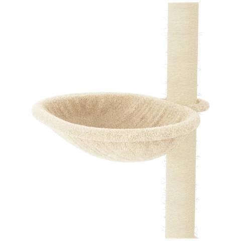 Albero Per Gatti Con Tiragraffi In Sisal Crema 95 Cm - Foto 6