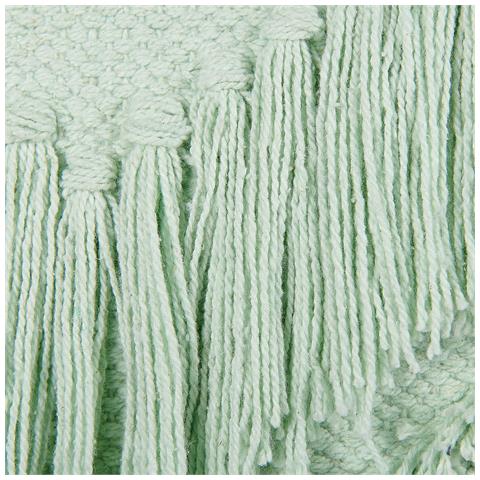 Cuscino Decorativo Bacopa Cotone 45 X 45 Cm Tinta Unita Verde - Foto 2