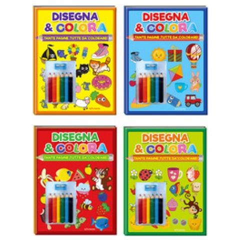 Disegna &amp. Colora Con Matite E Temperino. Ediz. Illustrata. Con 6 Con Matite E Temperino - Foto 1