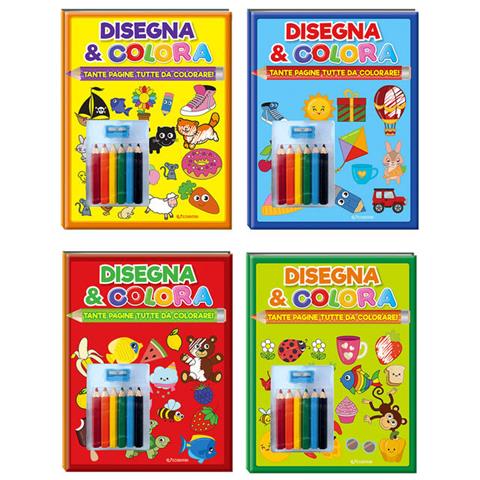 Disegna &amp. Colora Con Matite E Temperino. Ediz. Illustrata. Con 6 Con Matite E Temperino - Foto 2