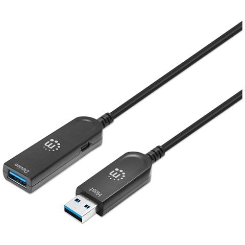 Cavo Ottico Attivo Usb 3.2 Gen 2 Superspeed+ Active Optical Cable Usb A M /f 10m - Foto 1