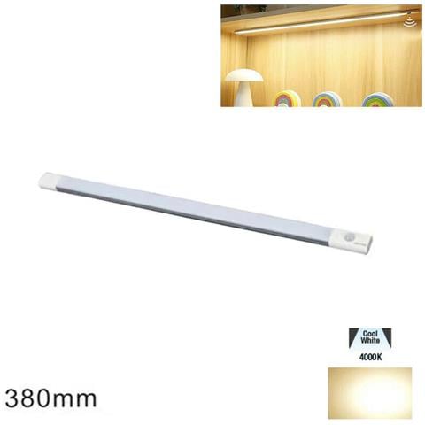 Barra Led Cucina Luce Naturale Sensore Movimento Sotto Pensile Ricaricabile 38cm - Foto 1
