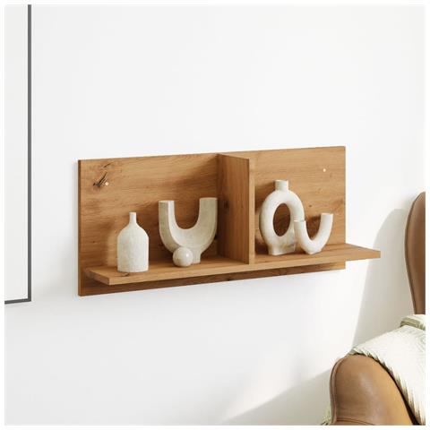 Mobile A Parete 70x16,5x30 Cm Artigianale In Legno Multistrato - Foto 3