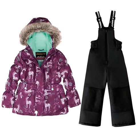 Tuta Da Sci Due Pezzi Per Bambini Viola Xs - Foto 1