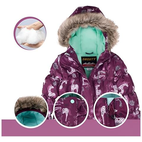 Tuta Da Sci Due Pezzi Per Bambini Viola Xs - Foto 5