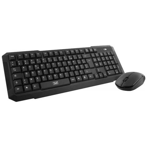 Tastiera e Mouse Wireless KBSCFIRSTES  per Notebook (Layout Inglese) Colore Nero - Foto 1