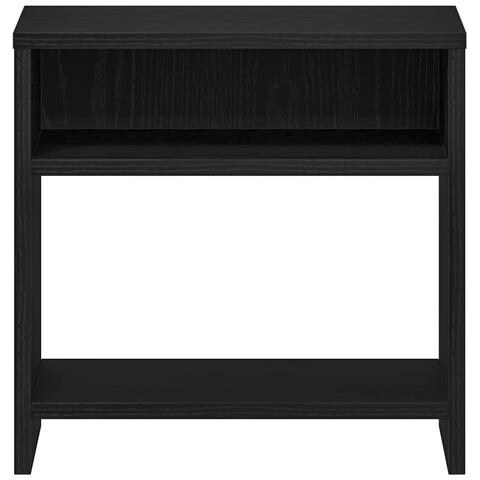 Comodino Rovere Nero 40x30x40 cm in Legno Multistrato - Foto 2