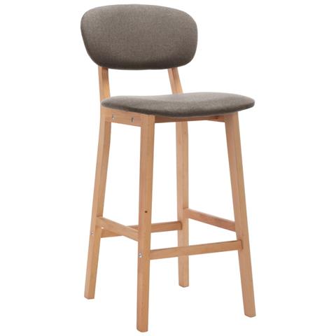 Lusso Casadino - Sgabelli Da Bar 2 Pz Grigio Talpa In Tessuto - Foto 1