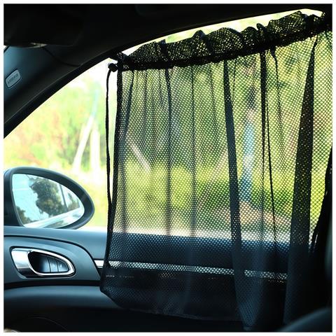 Set Di 4 Tendine Parasole A Rete 1518 - Nero - Foto 2