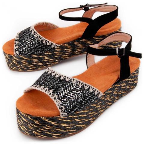 Montevita Sandalo Con Zeppa Gynny3 Nero . - Foto 1