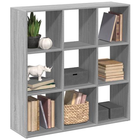 Libreria Divisorio Grigio Sonoma 102x29x103,5 cm in Truciolato - Foto 2