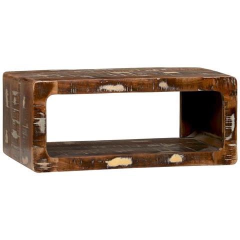 Cabinet per TV Multicolore 60x30x25 cm Legno massello di recupero - Foto 1