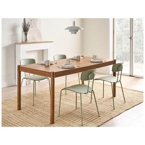 Tavolo Da Pranzo Fondis Rovere Scuro 180 Cm 80 Cm - Foto 1