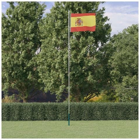 Asta e Bandiera Spagna 6,23 m Alluminio - Foto 2