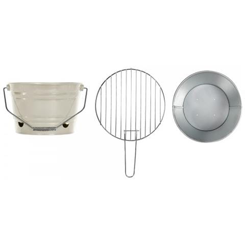 Barbecue A Carbone Color Crema Da 27 Cm - Doc327c - Foto 5