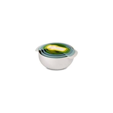 Set Da Preparazione Nest 9 Plus Nove Pezzi Impilabile E Funzionale Include Ciotole Misurini Scolapasta E Setaccio Lavabile In Lavastoviglie - Foto 1