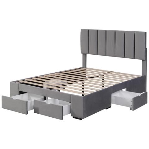 Letto Con 4 Cassetti Su Ruote E Struttura Stabile - Foto 2